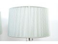 Pair Of Contemporary Stacked Spheres Table Lamps With String Shades