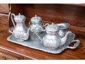 Brilhante Estanhos Portugal Pewter Tea Set