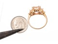 Morganite And Diamond 14K Rose Gold Ring, Size 7