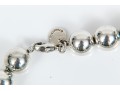 Tiffany & Co. Polished Sterling Beaded Bracelet