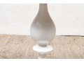 Contemporary White End Table 