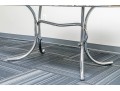 Retro Style Chrome Dining Table By Coaster