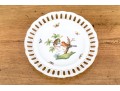 Herend Rothschild Bird Pierced Plate 