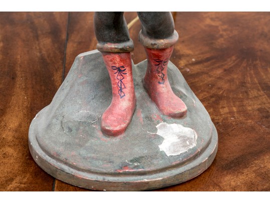 Captivating Continental Blackamoor Electrified Candelabras