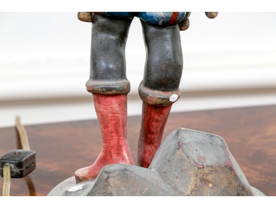 Captivating Continental Blackamoor Electrified Candelabras