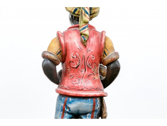 Captivating Continental Blackamoor Electrified Candelabras