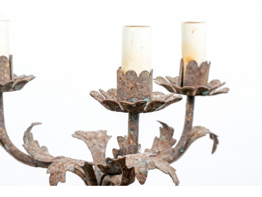 Captivating Continental Blackamoor Electrified Candelabras