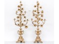 Pair Of French Brass Altar Candelabras