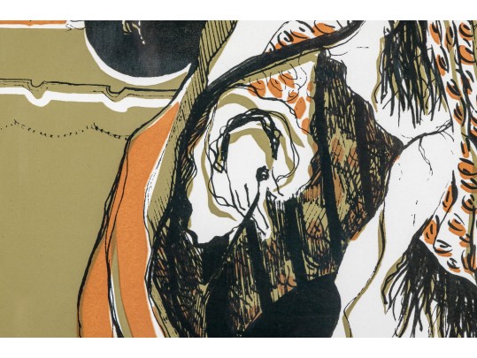 Barbara A. Wood (American, 1926 - 2023) Ltd. Ed. Lithograph, 