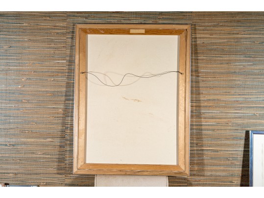 Signed Acrylic On Canvas Abstract Work