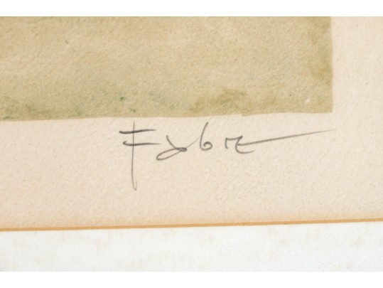 Pencil Signed Vintage Floral Still Life Artist Proof