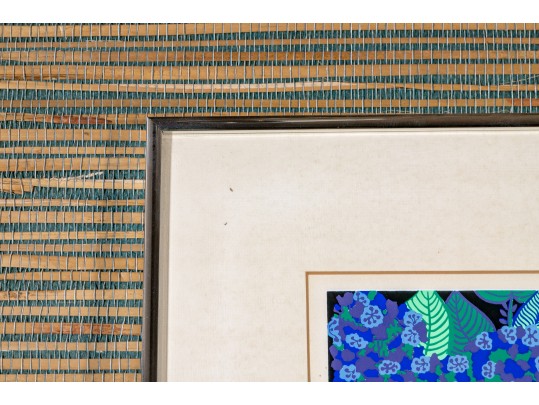 Daniele Akmen (Monaco, B. 1945) Signed Numbered Serigraph Girls With Doll & Basket