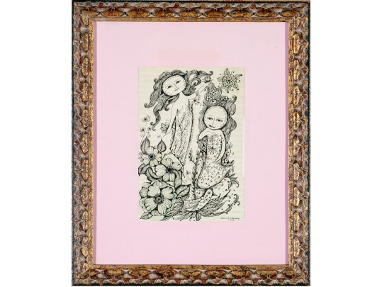 Clara Ledesma Terrazas (Dominican Republic, 1924-1999) Print On Paper