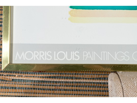 Morris Lane 1968 Framed Gallery Exhibition Poster MCM