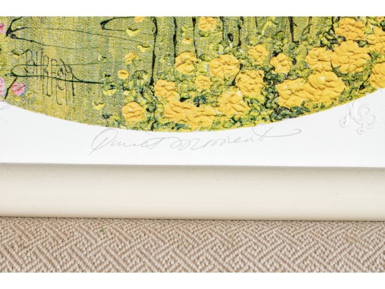 Mildred Barrett (Am. 20th/21st Century) Artist Proof Titled Quiet Moment