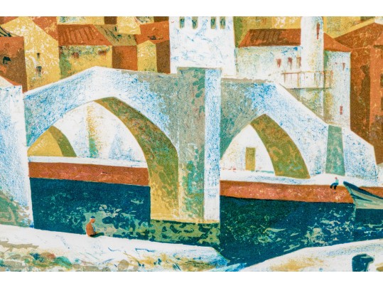 Morato Aragones (Spain, 1923-2006) Ltd. Ed. Lithograph, Landscape