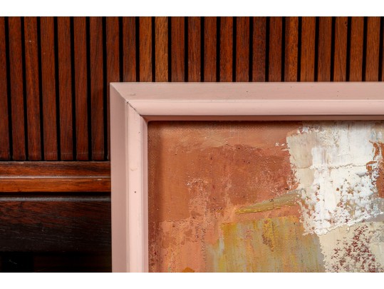 Edith Ferullo (Am. 1928-2008) Oil On Canvas Of Five Little Girls