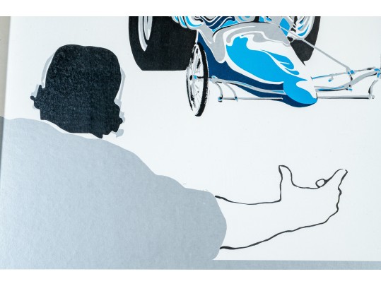 Dragster Poster - Printed In Netherlands,  Ede Holland