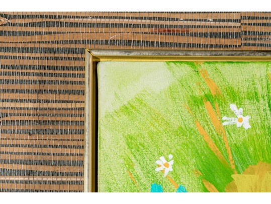 Lee Reynolds - Vanguard Studios Mid Century Over-Sized Floral Painting