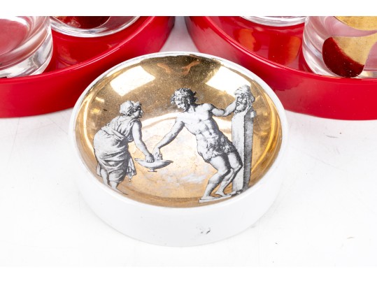 Group Of Fun Mid Century Barware & Table Top Entertaining