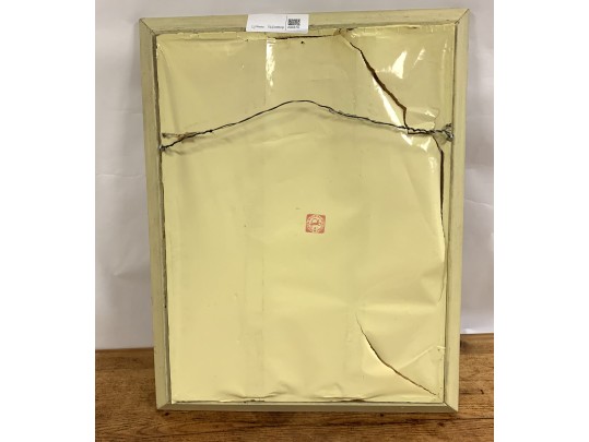 Edith Ferullo (Am. 1928-2008) OIl On Board Girl With Vase Of Flowers