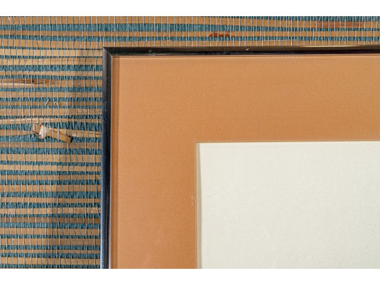 Lawrence Lerfald (Am. B. 1938) Set Of 4 Framed Etchings With Aquatics & Butterflies