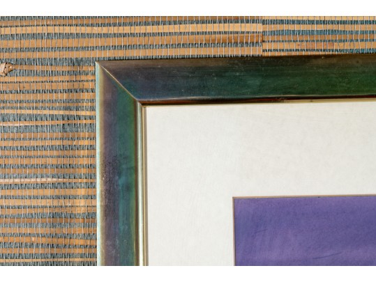 Harold E. Larsen (American, B. 1935) Mixed Media On Paper, Abstract