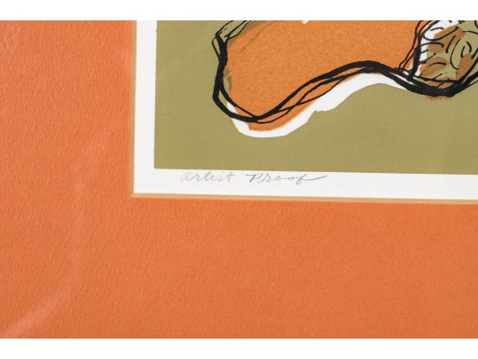 Barbara A. Wood (American, 1926 - 2023) Ltd. Ed. Lithograph, 