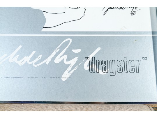 Dragster Poster - Printed In Netherlands,  Ede Holland