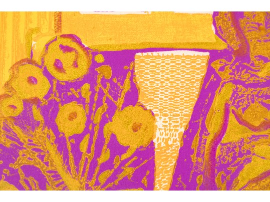 Signed Limited Edition Artist Proof Woman On Sofa