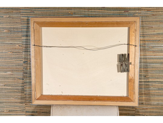 Unsigned Abstract Acrylic On Canvas