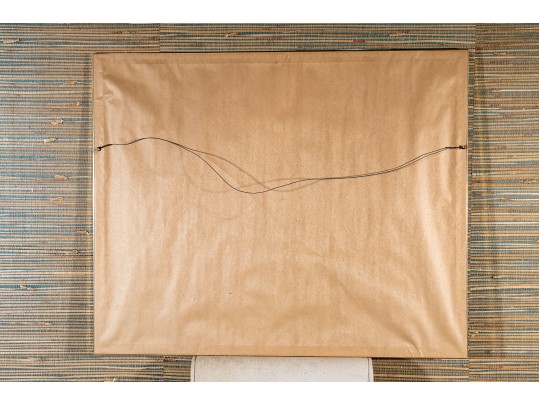  Daniele Akmen (Monaco, B 1945) Signed Serigraph Man With Orange Hair & Cat