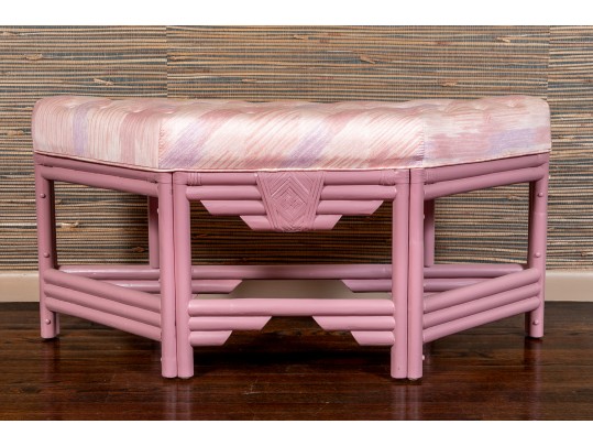 Custom Upholstered And Tufted Bench