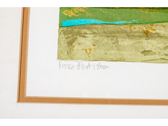 Signed Artist Proof Mid Eastern Landscape