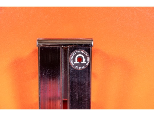 Nightingale Industries Limited MCM Fabric And Leather Upholstered Desk Chair On Casters, 1968