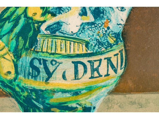 Pencil Signed Vintage Floral Still Life Artist Proof