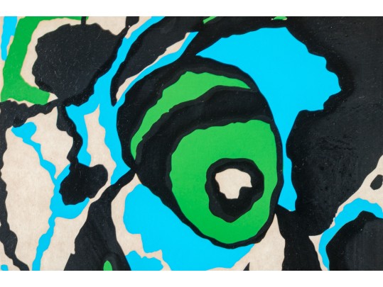 Rosado Signed And Numbered Limited Edition Abstract Lithograph Titled 