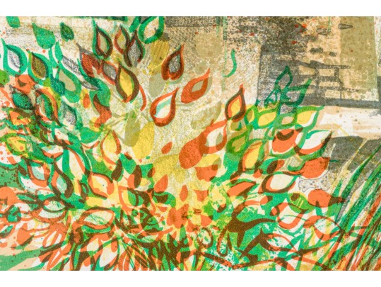 Claude Grosperrin (French, 1936-1977)  Pencil Signed Artist Proof Of Two Chateaus