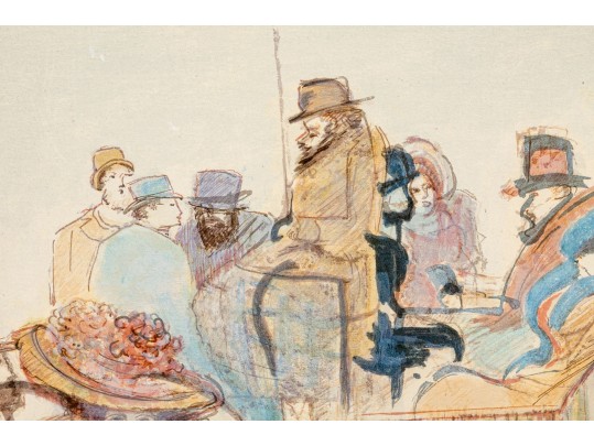 David Schneuer (Poland/Israel 1905-1988) Signed Limited Edition Litho Place De La Concorde