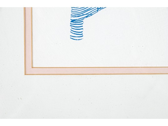 Katherine E. Parker (Am. 1949 - 2004) Pair Of Signed & Numbered Wicker Chair Lithographs