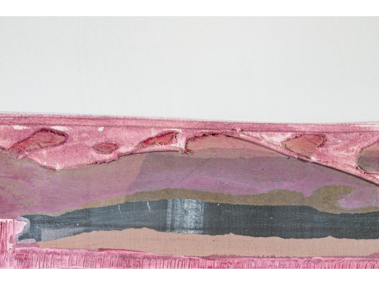 Patrick McNurney, (Am. B. 1950) Abstract Landscape Mixed Media 