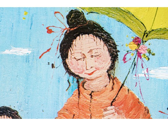 Mildred Barrett (Am. 20th/21st Century) Artist Proof Titled Quiet Moment