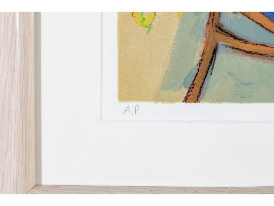 Isaac Maimon (Israeli, B. 1951) Signed Artist Proof Women At Outdoor Cafe 