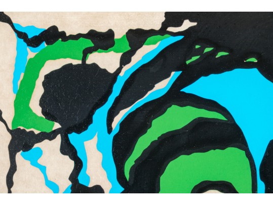 Rosado Signed And Numbered Limited Edition Abstract Lithograph Titled 