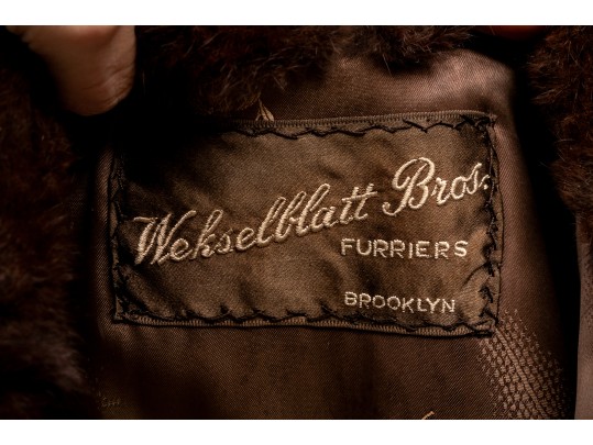 Vintage Ladies Dark Brown Mink Jacket   Size S- M