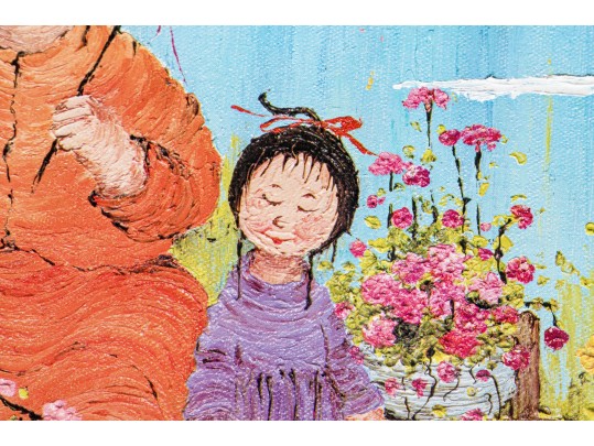 Mildred Barrett (Am. 20th/21st Century) Artist Proof Titled Quiet Moment