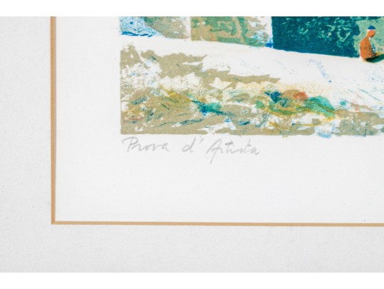 Morato Aragones (Spain, 1923-2006) Ltd. Ed. Lithograph, Landscape