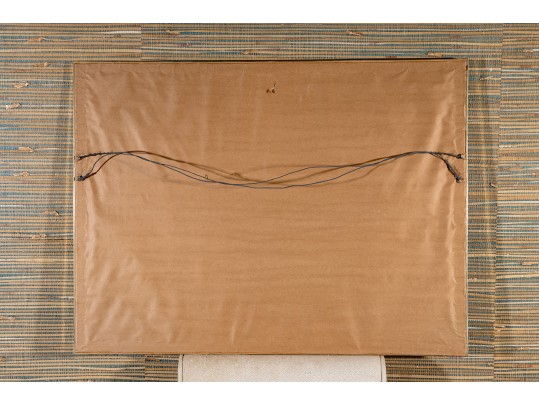 Harold E. Larsen (American, B. 1935) Mixed Media On Paper, Abstract