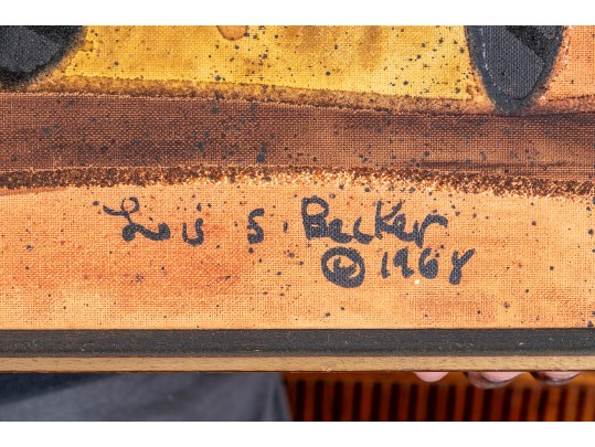 Lois S. Becker (Am. 21st Century) MCM Oil On Board Three Owls