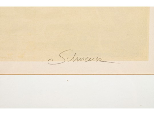 David Schneuer (Poland/Israel 1905-1988) Signed Limited Edition Litho Place De La Concorde